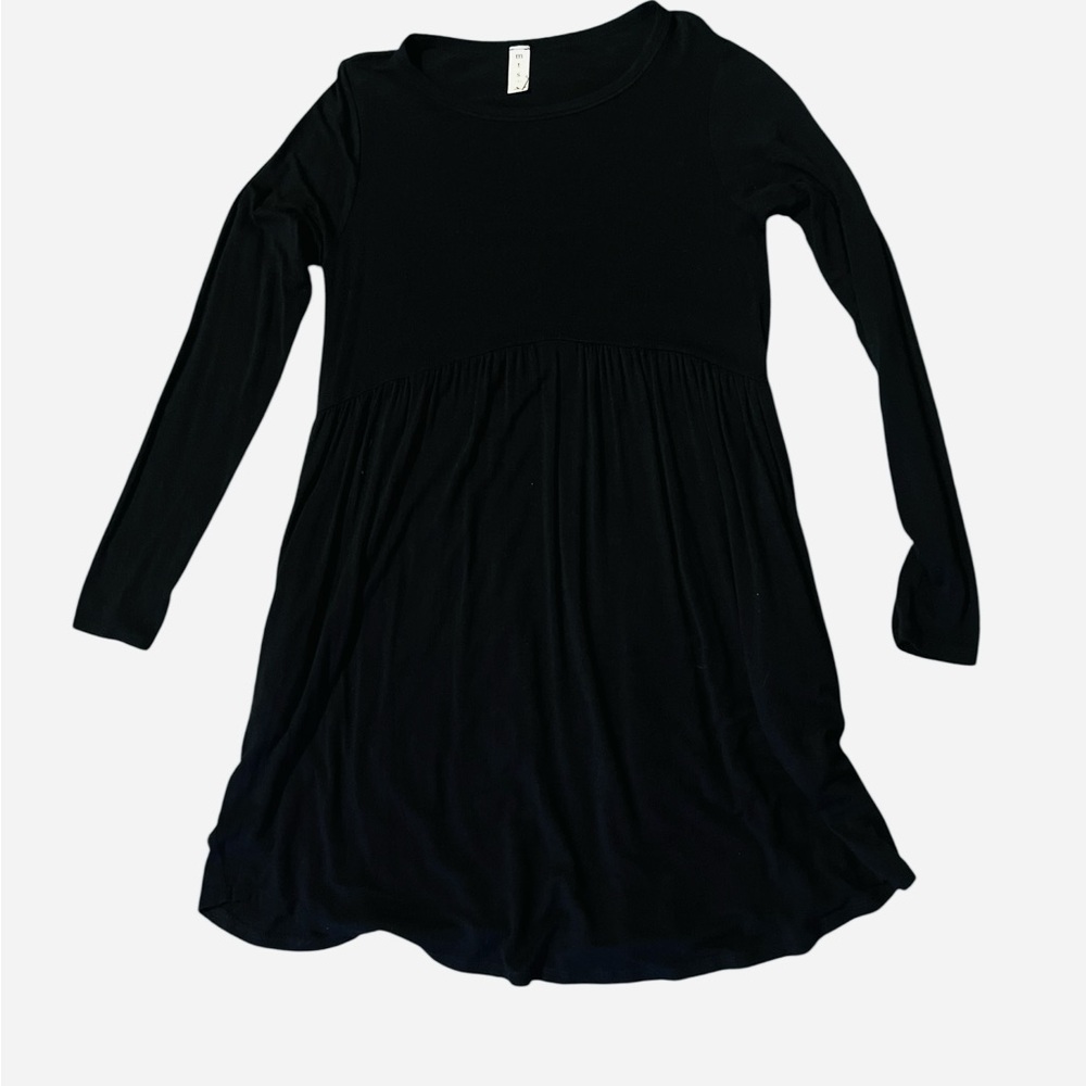 MTS Black Long Sleeve Dress with Pockets